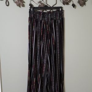 Wide leg palazzo pants